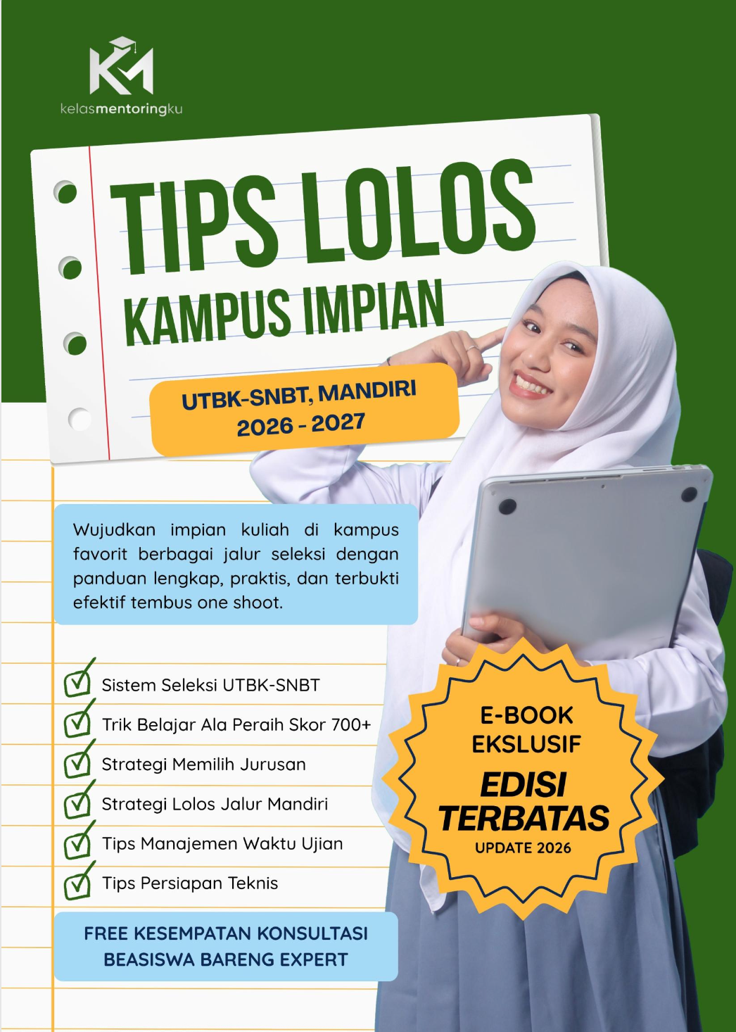 Cover Tips Lolos Kampus Impian